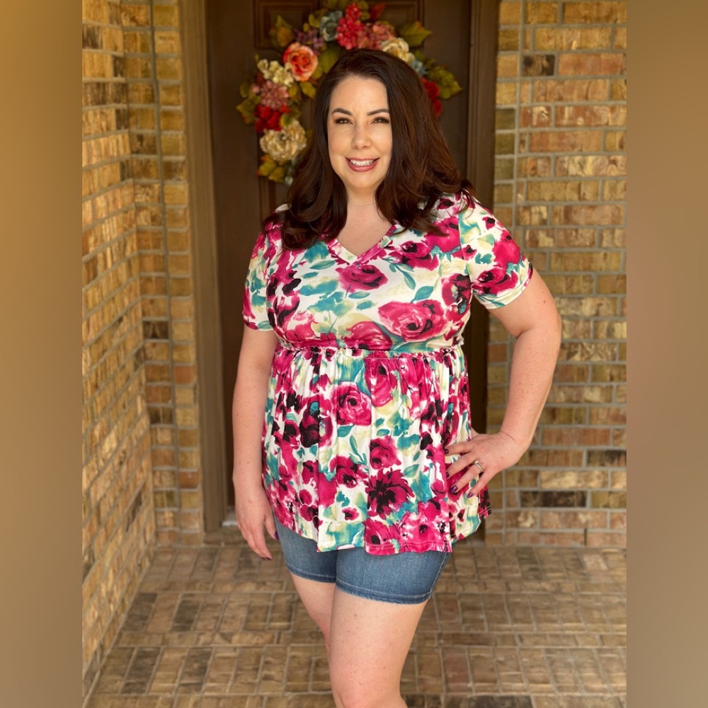 Floral Babydoll Top